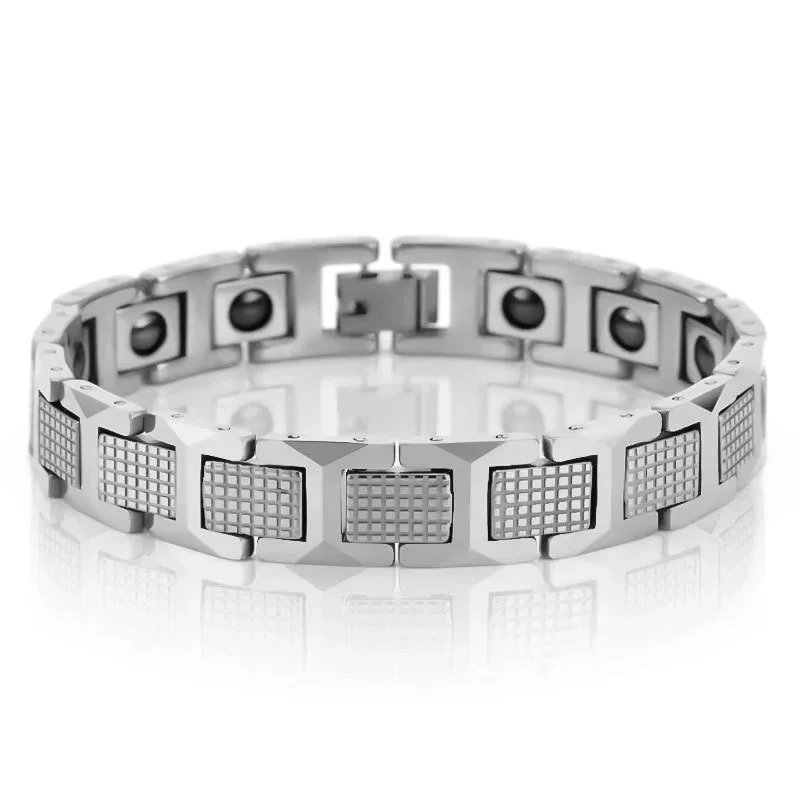 - Kakobuy Titanium Diamond Fish Scale Bracelet