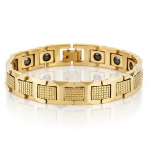 Kakobuy Titanium Diamond Fish Scale Bracelet