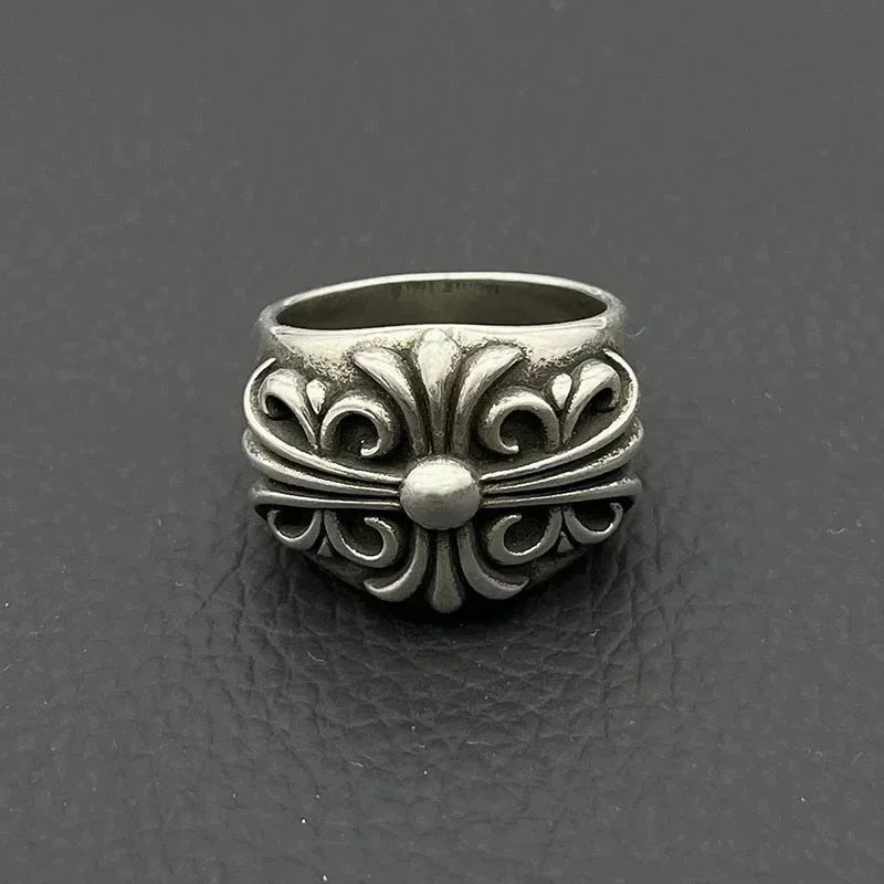 - Kakobuy Chrome HeartsCrucifixion Ring