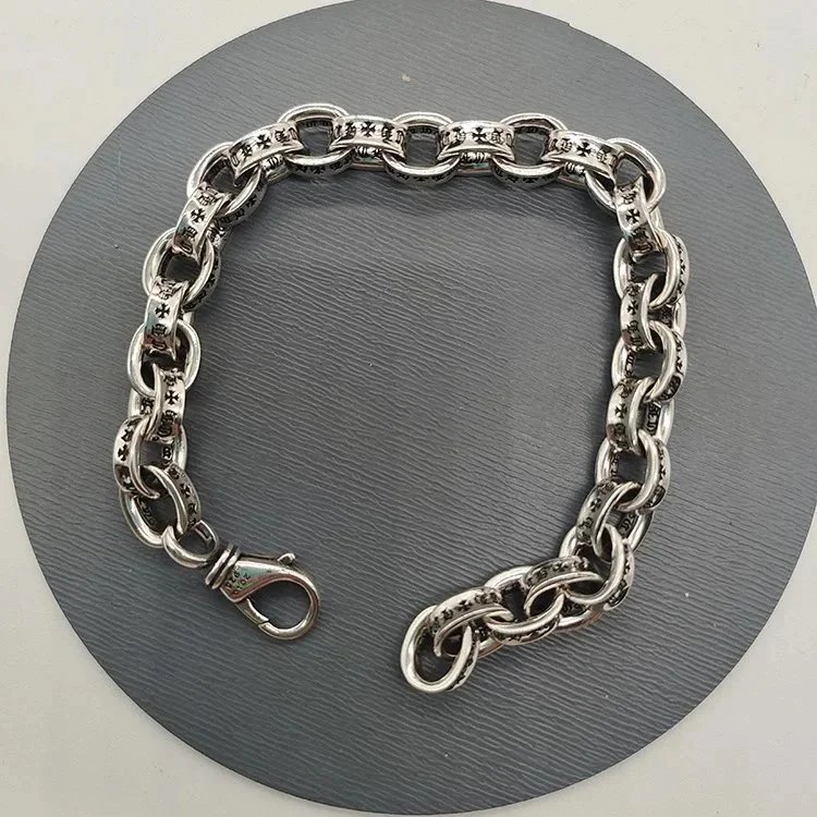 - Kakobuy Chrome HeartsCross Multi-style Bracelet