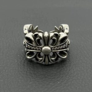Kakobuy Chrome HeartsCrucifixion Ring