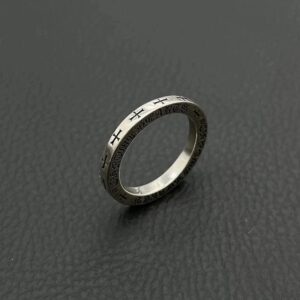 Kakobuy Chrome HeartsCrucifixion Ring