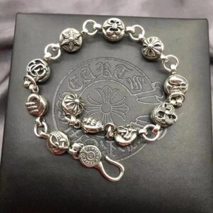 Kakobuy Chrome HeartsCross Multi-style Bracelet