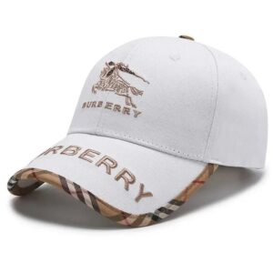 Kakobuy Burberry War Horse Embroidered Duckback Baseball Cap Collection