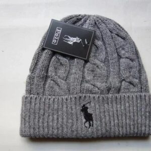 Kakobuy POLO gray knit cap - Classic polo style warmth.