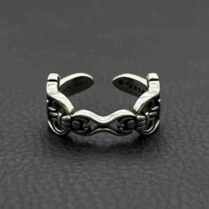 Kakobuy Chrome HeartsCrucifixion Ring