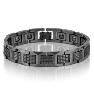 Kakobuy Titanium Diamond Fish Scale Bracelet