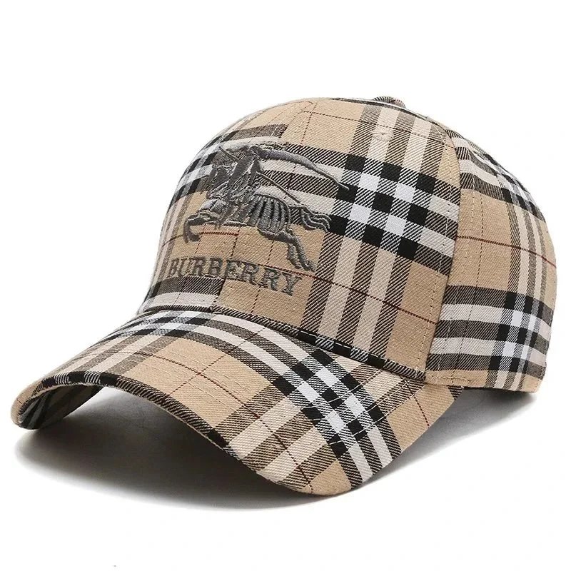- Kakobuy Burberry War Horse Embroidered Duckback Baseball Cap Collection