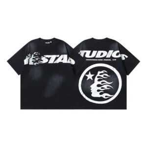 Kakobuy Hellstar American hipster high street washed old vintage print t-shirt