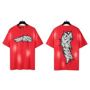 Kakobuy Hellstar American hipster high street washed old vintage print t-shirt