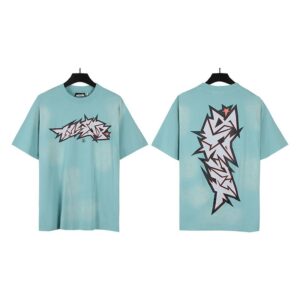 Kakobuy Hellstar American hipster high street washed old vintage print t-shirt