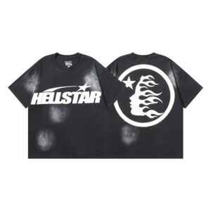 Kakobuy Hellstar American hipster high street washed old vintage print t-shirt