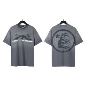 Kakobuy Hellstar American hipster high street washed old vintage print t-shirt