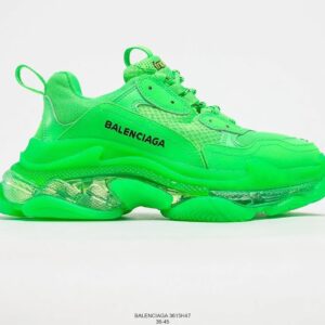 Kakobuy BALENCIAGA 2nd generation ins heightened daddy shoes Fluorescent Green