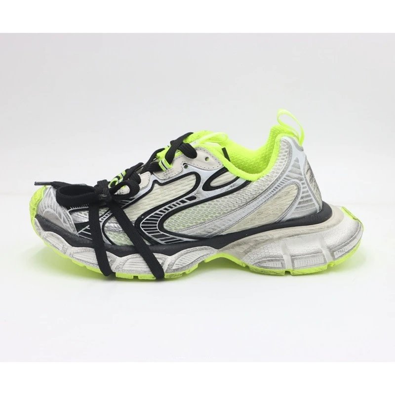 - Kakobuy Balenciaga dad shoes 3XL heightened ten generations retro old sneakers White Black Yellow