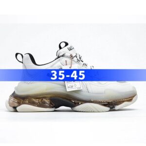 Kakobuy BALENCIAGA second generation ins heightening daddy shoes White and Black