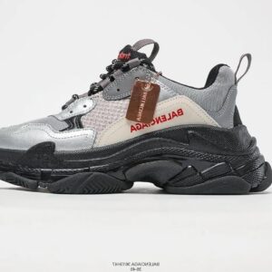Kakobuy BALENCIAGA second generation ins heightened daddy shoes Black Silver
