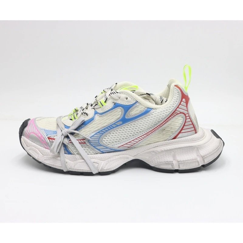 - Kakobuy Balenciaga daddy shoes 3XL heightened ten generations retro old sneakers White Pink Blue