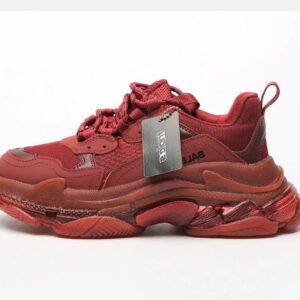 Kakobuy BALENCIAGA 2nd generation ins heightened daddy shoes Wine Red