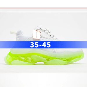 Kakobuy BALENCIAGA second generation ins heightened daddy shoes White Green