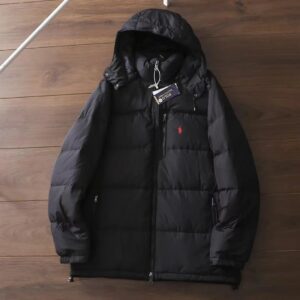 Kakobuy Ralph Lauren Classic Black Pony Label Down Jacket