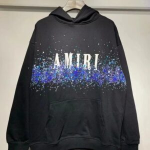 Kakobuy Amiri Logo Print Ink Splash Hoodie Multicolor Collection