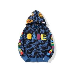 Kakobuy Bape Shark Head Multicolor Hoodie