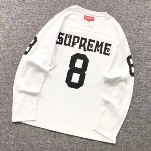 Kakobuy Supreme White Long Sleeve Jersey