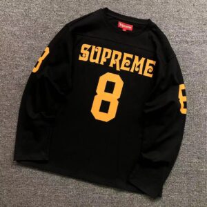 Kakobuy Supreme Black Long Sleeve Jersey