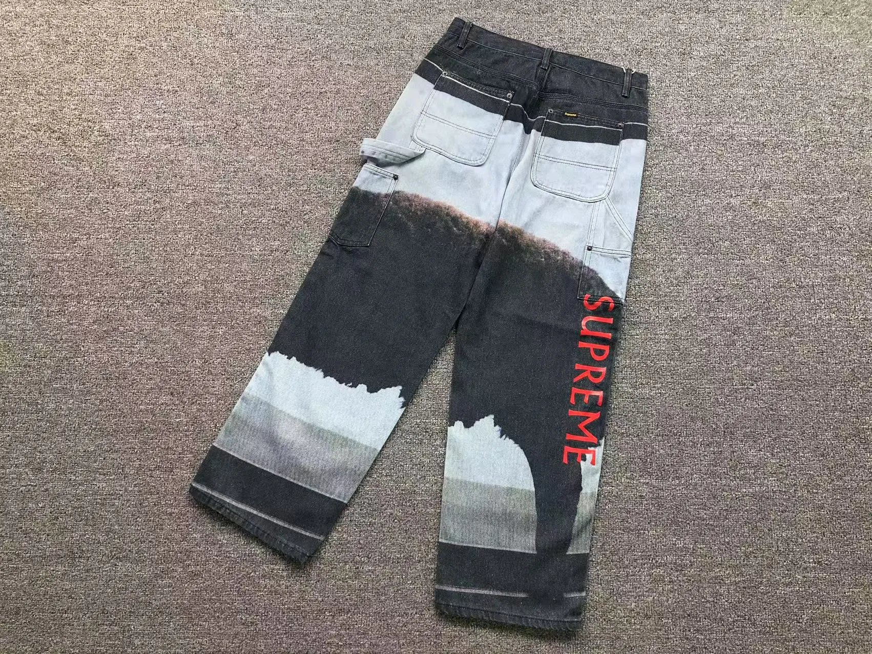 - Kakobuy supreme painted high street jeans