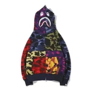 Kakobuy Bape Shark Head Multicolor Hoodie