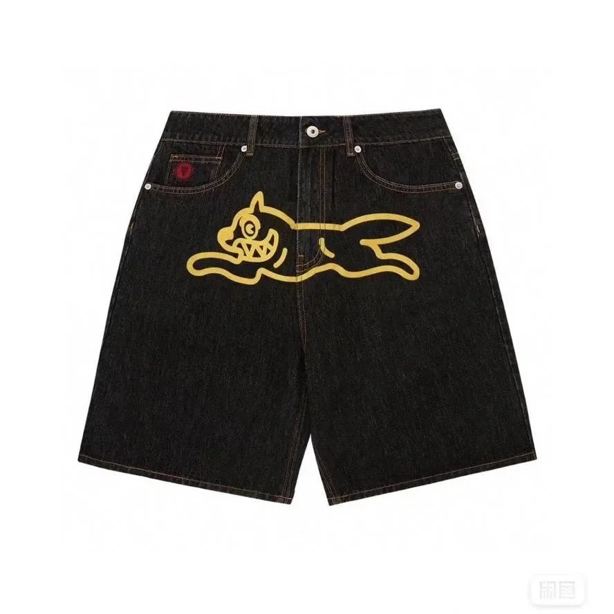 - Kakobuy Billionaire Boys Club Printed Logo Denim Shorts Collection