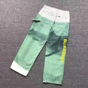 Kakobuy supreme painted high street jeans