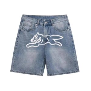 Kakobuy Billionaire Boys Club Printed Logo Denim Shorts Collection