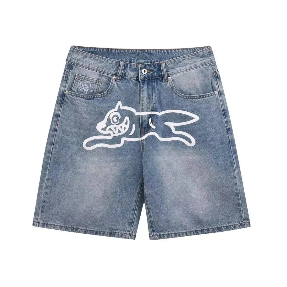 - Kakobuy Billionaire Boys Club Printed Logo Denim Shorts Collection