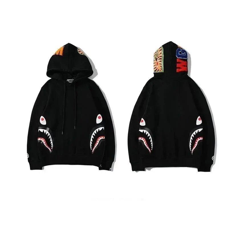 - Kakobuy Bape Shark Head Multicolor Hoodie