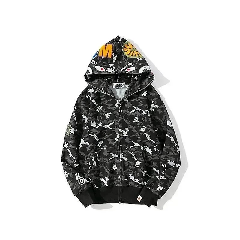 - Kakobuy Bape Shark Head Multicolor Hoodie