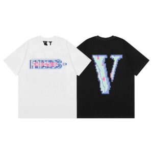 Kakobuy VLONE High-quality mosaic large V short sleeves