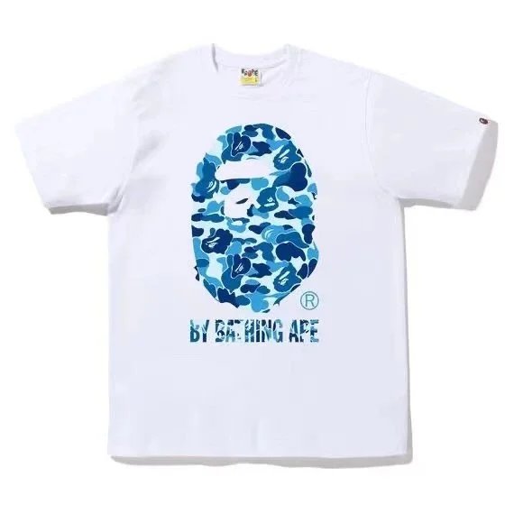 - Kakobuy BAPE Camouflage Ape Head Logo Printed Short Sleeve T-Shirt