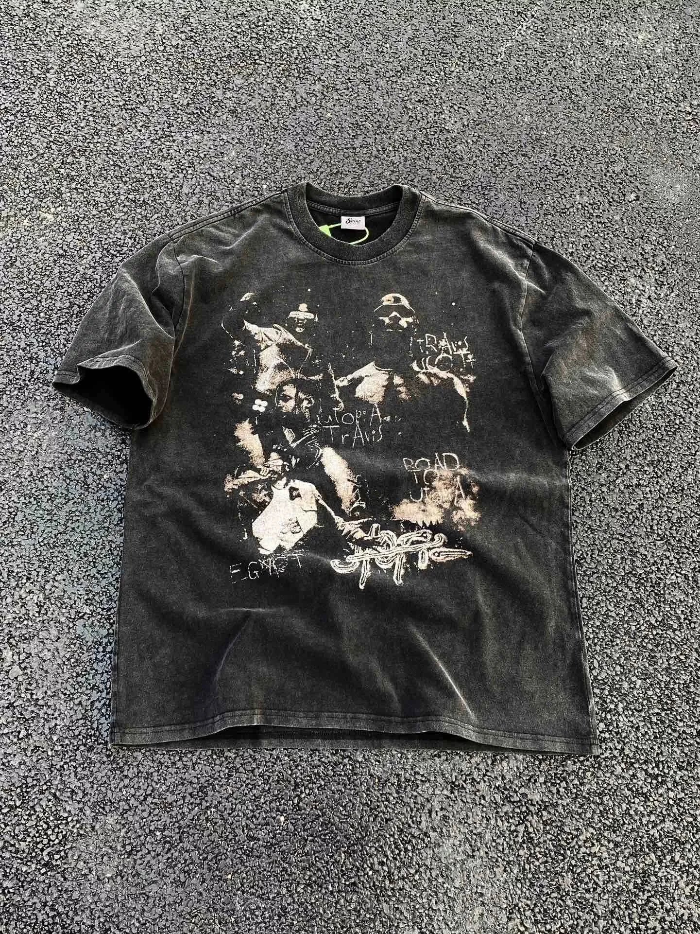 - Kakobuy TravisScott 'UTO?️IA' World Premiere Performance Limited High Street Short Sleeve
