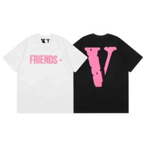 Kakobuy VLONE high quality classic pink big V short sleeve