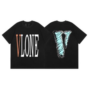 Kakobuy VLONE High Quality Hand Painted Logo Big V Short Sleeve