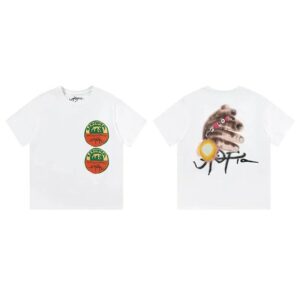 Kakobuy TravisScott CactusJack&Utopia Utopia Co-Branded Hand Print Short Sleeve