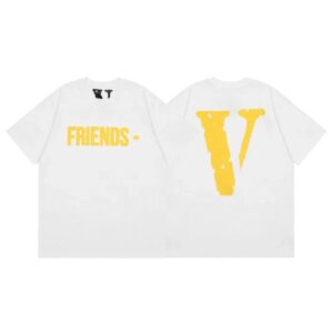 Kakobuy VLONE high quality yellow big V short sleeve