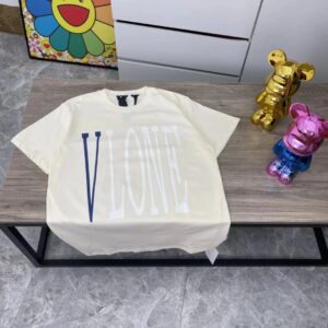 Kakobuy VLONE High-quality oil painting letter print large V short sleeve