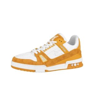 Kakobuy Louis Vuitton trainer sneakers gold and silver