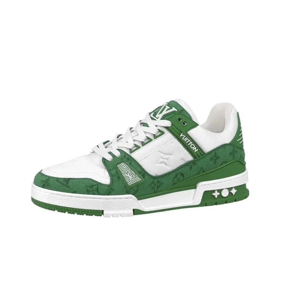 - Kakobuy Louis Vuitton trainer sneakers green