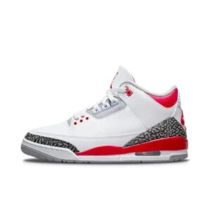 Kakobuy AIR Jordan 3 basketball shoeFlame red and white