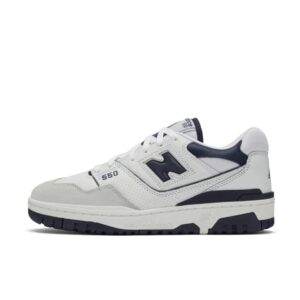 Kakobuy New Balance 550 sneakers light gray navy blue
