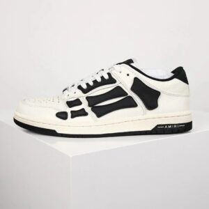 Kakobuy AmiriSkeleton Low-Skel top Sneakers white-faced black bones